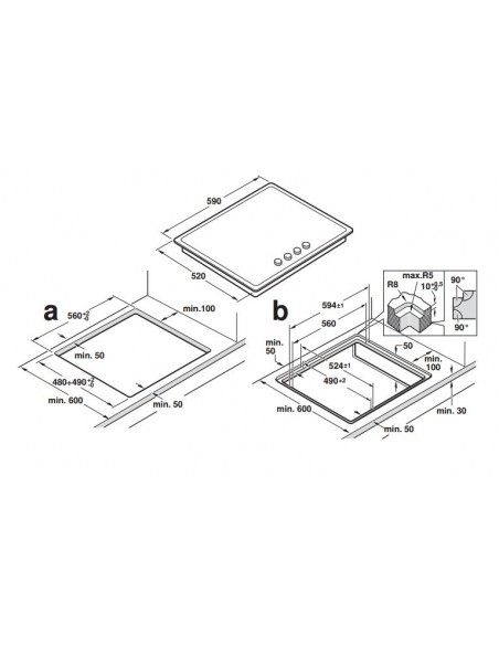 Placa Gas - Bosch PPC6A6B20, 3 Zonas,...