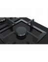 Placa Gas - Bosch PPC6A6B20, 3 Zonas, 60 cm, Negro, Enrasado