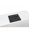 Placa Gas - Bosch PPP6A6B20, 4 Zonas, 60 cm, Negro, Sin Marco