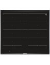 Placa Inducción - Bosch PXY675DC1E, 2 Zonas, 60 cm, Negro, Acabado Premium