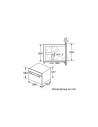Horno Multifunción - Bosch VBD5780S0, Acero Inoxidable, Abatible, Pirólisis