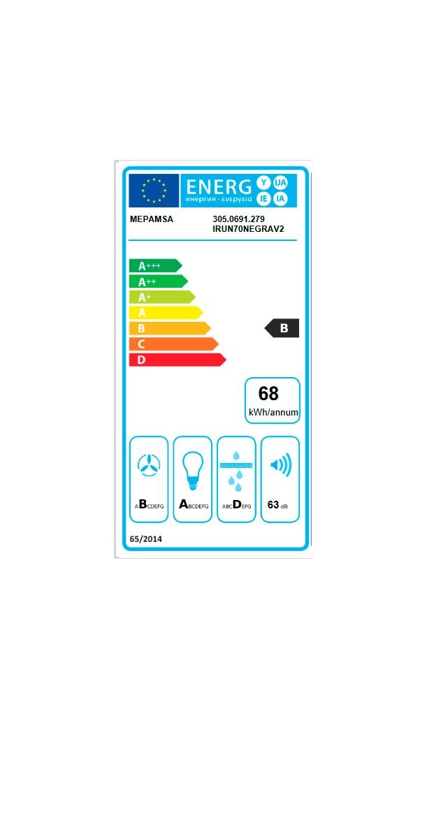 Etiqueta de Eficiencia Energética - 305.0691.279