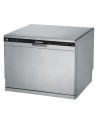 Lavavajillas Compacto - Candy CDCP 6S/E, 6 servicios, 51dB, 55 cm, Eficiencia F, Plata