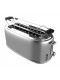 Tostador - Cecotec Toast&Taste 1600 Retro Double, Cuatro Tostadas, 1630 W, Dos Ranuras, Inox