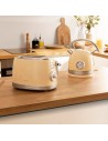 Tostador - Cecotec Vintage 800 Light Yellow, Dos Tostadas, 850 W, Amarillo