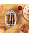 Tostador - Cecotec Vintage 800 Light Yellow, Dos Tostadas, 850 W, Amarillo