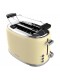 Tostador - Cecotec Toast&Taste 1000 Retro Double, Dos Tostadas, 980 W, Dos Ranuras, Beige