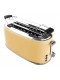 Tostador - Cecotec Toast&Taste 1600 Retro Double, Cuatro Tostadas, 1630 W, Dos Ranuras, Beige