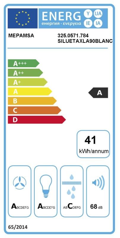 Etiqueta de Eficiencia Energética - 325.0571.784