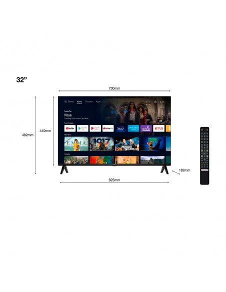 TV LED - TCL 32S5400A, 32 pulgadas,...