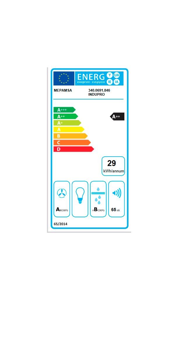 Etiqueta de Eficiencia Energética - 340.0691.846