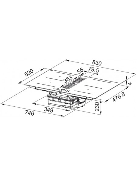 Placa con Extractor Integrado -...
