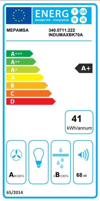 Etiqueta de Eficiencia Energética - 340.0711.222