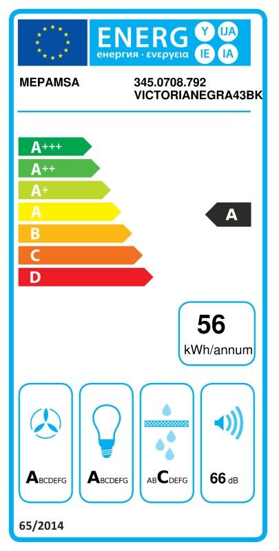 Etiqueta de Eficiencia Energética - 345.0708.792