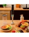 Batidora de Mano - CECOTEC Katana 15 TotalDestroy Jar G, 1500 W, 21 Velocidades y Turbo