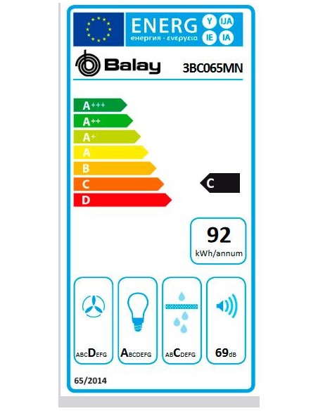 Campana Decorativa - Balay 3BC065MN,...
