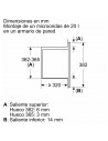 Microondas Integrable - Balay 3CG5142X3, Grill, 800 W, Inox