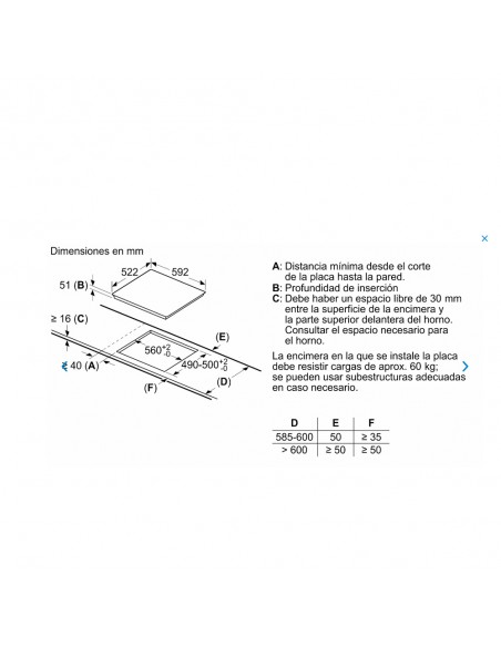 Placa Inducción - Balay 3EB861FR, 4...