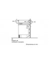 Placa Inducción - Balay 3EB963FR, 4 Zonas, 60 cm, Negro, Biselado