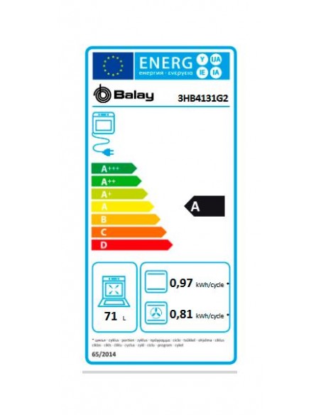 Horno Multifunción - Balay 3HB4131G2,...