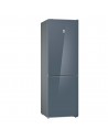 Frigorífico Combi Libre Instalación - Balay 3KFD565AI, No-Frost, 1,86 X 0,60 metros, Cristal Antracita