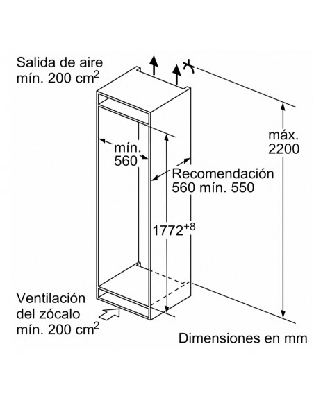 Frigorífico Integrable - Balay...