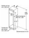 Frigorífico Integrable - Balay 3KIE734F, No-Frost, 1.77 metros, Puerta deslizante