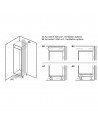 Frigorífico Integrable - Balay 3KIE734F, No-Frost, 1.77 metros, Puerta deslizante