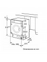 Lavadora Integrable -  Balay 3TI979B, 7 Kg y 1200 RPM