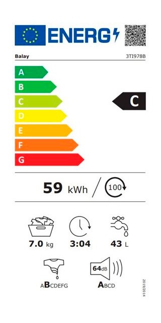 Etiqueta de Eficiencia Energética - 3TI979B