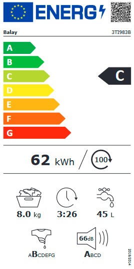 Etiqueta de Eficiencia Energética - 3TI983B