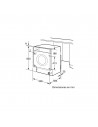 Lavadora Secadora Integrable - Balay 3TW773B, 7/4Kg, 1200rpm, Eficiencia E