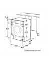 Lavadora Secadora Integrable  - Balay 3TW777B, 7/4Kg, 1400 RPM