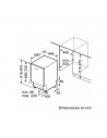 Lavavajillas Integrable - Balay 3VT4031NA, 10 servicios, 46 dB, 45 cm