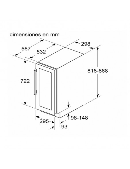 Vinoteca Integrable - Balay 3WUF073B,...