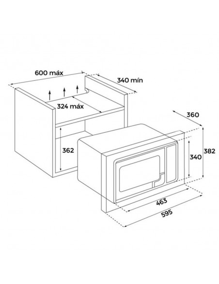 Microondas Integrable - Teka MWE 207...