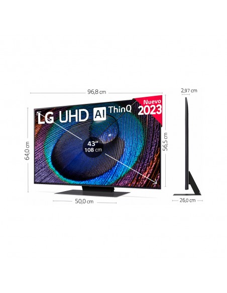 TV LED - LG 43UR91006LA, 43 pulgadas,...