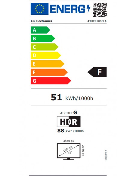 TV LED - LG 43UR91006LA, 43 pulgadas,...