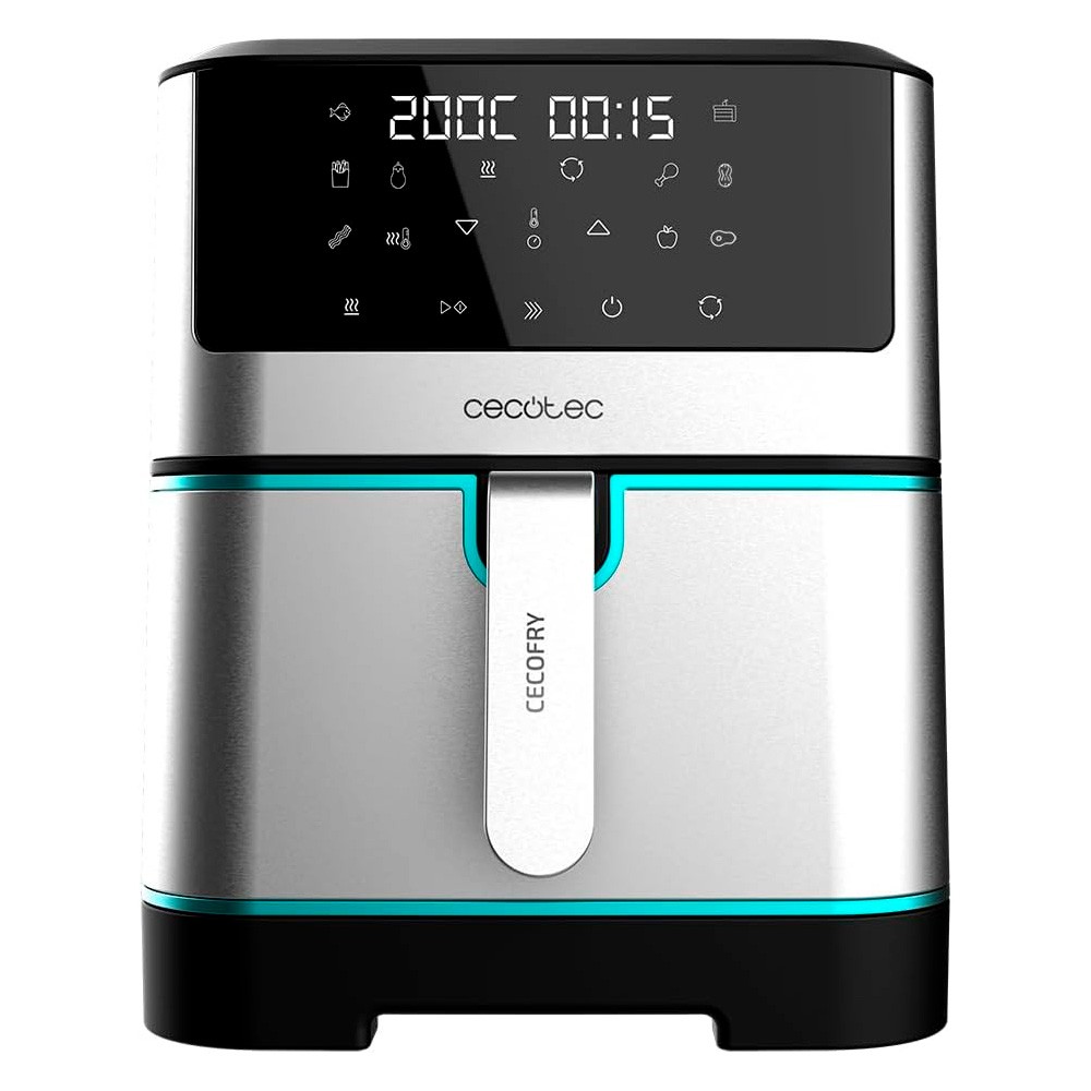Freidora Sin Aceite - Cecotec Cecofry Supreme 8000, 8 Litros, Inox