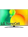 TV LED - LG  55NANO766QA, 55 pulgadas, NanoCell 4K, Procesador a5 Gen 5 con IA, Magic Remote