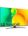 TV LED - LG  55NANO766QA, 55 pulgadas, NanoCell 4K, Procesador a5 Gen 5 con IA, Magic Remote