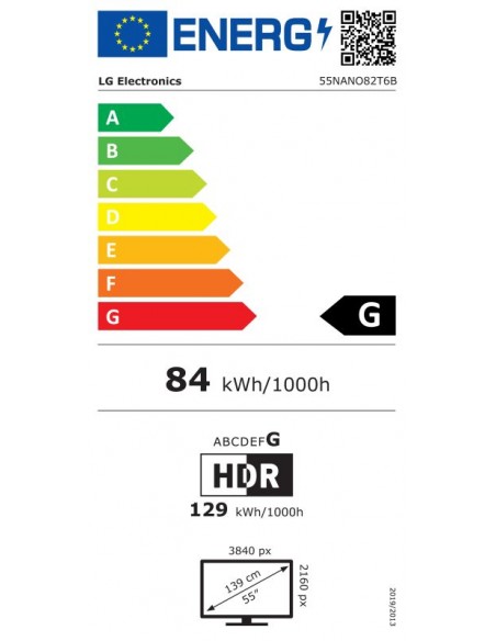 TV LED - LG 55NANO82T6B, 4K,...