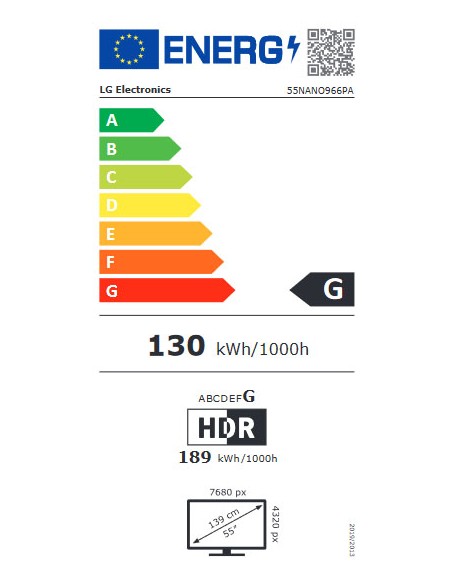 TV LED - LG 55NANO966PA, 55 pulgadas,...