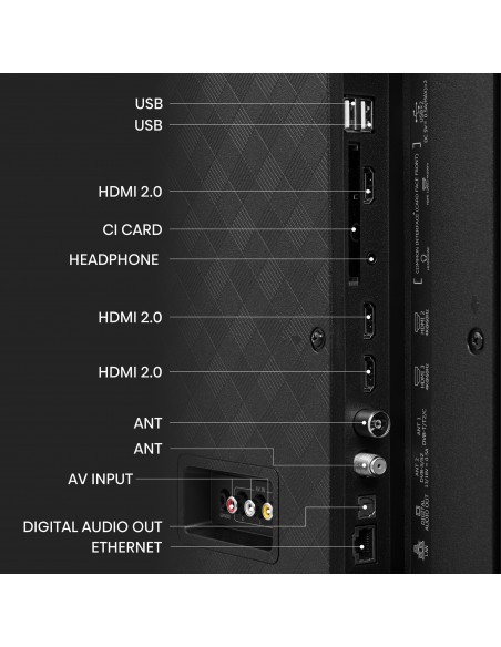 TV LED - Hisense 58A6K, 58 pulgadas,...