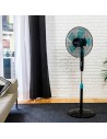 Ventilador Pie  - Cecotec EnergySilence 510, 40 W, 5 Aspas de 40 cm de diámetro, Oscilante, 3 Velocidades