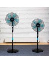 Ventilador Pie  - Cecotec EnergySilence 510, 40 W, 5 Aspas de 40 cm de diámetro, Oscilante, 3 Velocidades