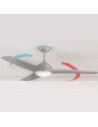 Ventilador Techo  - Cecotec EnergySilence Aero 560,  60 W, 3 Aspas, 3 Velocidades, Cool&Heat System, Gris