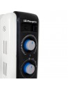 Radiador - Orbegozo RF2500, Aceite, 11 Elementos, Blanco y Negro