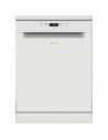 Lavavajillas Libre Instalación - Whirlpool WFC3C26P, 46 dB, 14 servicios, Blanco
