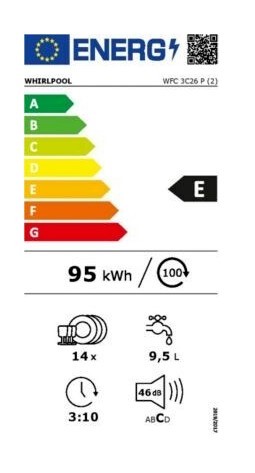 Etiqueta de Eficiencia Energética - WFC3C26P